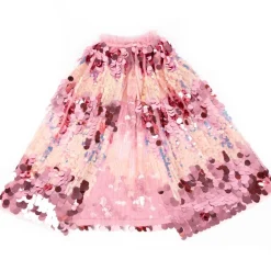 The 5th Avenue Pink Pailette Cape - Size 4-6 Years