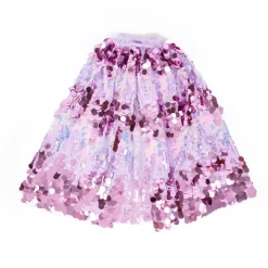 The 5th Avenue Purple Pailette Cape - Size 4-6 Years