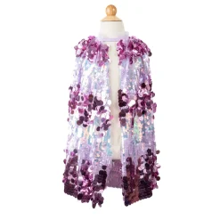 The 5th Avenue Purple Pailette Cape - Size 4-6 Years