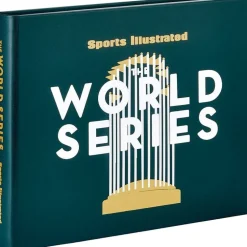 The World Series Book in Green Bonded Leather