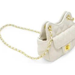 Tiny Quilted Treasure Purse - White