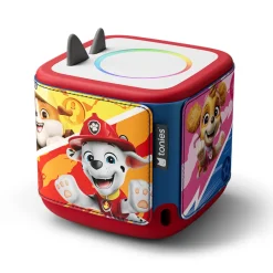 Tonies PAW Patrol Toniebox 2 Bundle with Tonieplay Game, Sleeve and 4 Tonies - Sunset Red