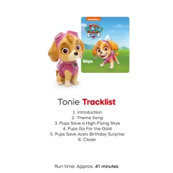 Tonies PAW Patrol Toniebox 2 Bundle with Tonieplay Game, Sleeve and 4 Tonies - Sunset Red