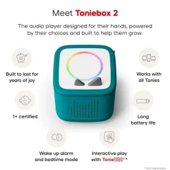 Tonies Playtime Puppy Toniebox 2 Starter Set - Tropical Teal