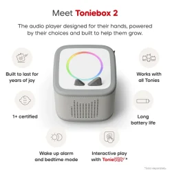 Tonies Playtime Puppy Toniebox 2 Starter Set - Moon Gray