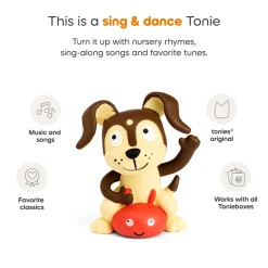 Tonies Playtime Puppy Toniebox 2 Starter Set - Sunset Red