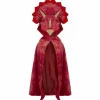 Triceratops Red Hooded Cape - Size 4-5 Years