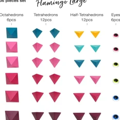 Trido Flamingo Large Magnetic Building Set - 36 Pieces