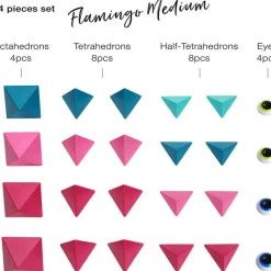Trido Flamingo Medium Magnet Building Set - 24 Pieces