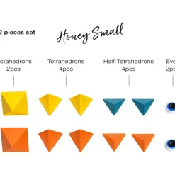 Trido Honey Small Magnet Building Set - 12 Pieces