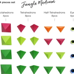 Trido Jungle Medium Magnet Building Set - 24 Pieces