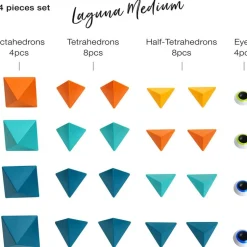 Trido Laguna Medium Magnet Building Set - 24 Pieces