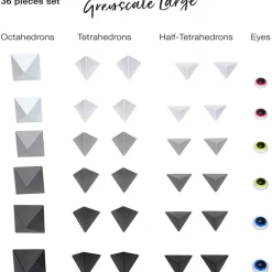 Trido Monochromatic Large Magnet Building Set - 36 Pieces
