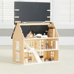 Two-story Wooden Dollhouse