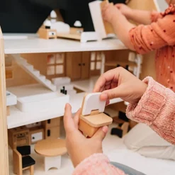 Two-story Wooden Dollhouse