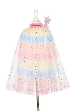 Unicorn Costume Cape Set with Headband & Wand - 5-7 Years