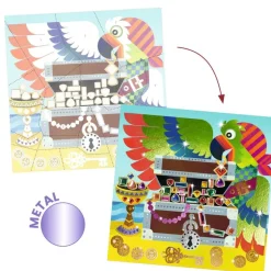 Up and at 'Em! Foil & Jewel Mosaic Craft Kit