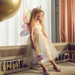 Valerie Fairy Costume Dress & Wings Set - 3-4 Years