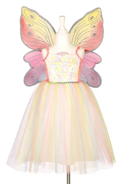 Valerie Fairy Costume Dress & Wings Set - 5-7 Years