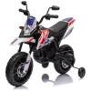 12V Aprilia Motorcycle 1 Seater Ride On for Kids - White