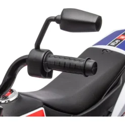 12V Aprilia Motorcycle 1 Seater Ride On for Kids - White