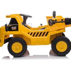 12V CAT Dump Truck 1-Seater Ride On - Yellow