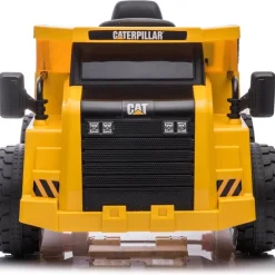 12V CAT Dump Truck 1-Seater Ride On - Yellow