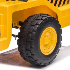 12V CAT Dump Truck 1-Seater Ride On - Yellow