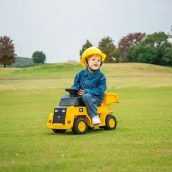 6V CAT Dump Truck 1-Seater Ride On Toy