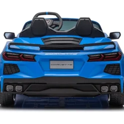 24V Chevrolet Corvette C8 2 Seater Ride on - Blue