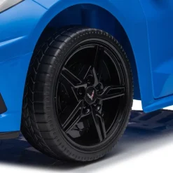24V Chevrolet Corvette C8 2 Seater Ride on - Blue