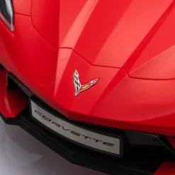 12V Corvette C8 1-Seater Ride On Car - Red