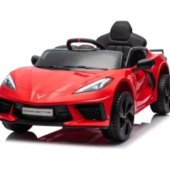 12V Corvette C8 1-Seater Ride On Car - Red
