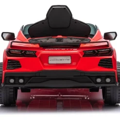 12V Corvette C8 1-Seater Ride On Car - Red