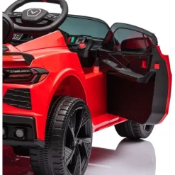 12V Corvette C8 1-Seater Ride On Car - Red
