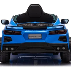12V Corvette C8 1-Seater Ride On Car - Blue