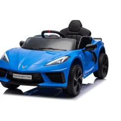 12V Corvette C8 1-Seater Ride On Car - Blue