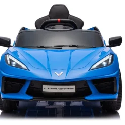 12V Corvette C8 1-Seater Ride On Car - Blue