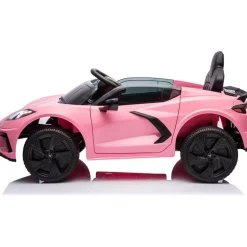 12V Corvette C8 1-Seater Ride On Car - Pink