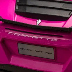 24V Corvette C8 2-Seater Ride On Car - Pink