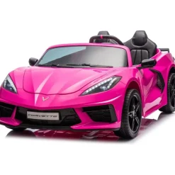 24V Corvette C8 2-Seater Ride On Car - Pink
