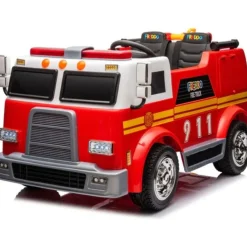 24V Freddo Fire Truck 2-Seater Ride on - Red