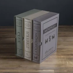 Vintage Bookshelf Games 3-Pack: Monopoly, Scrabble, Clue