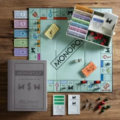 Vintage Bookshelf Games 3-Pack: Monopoly, Scrabble, Clue