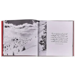 Vintage Skiing Book Leather Edition