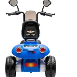 12V Kids Cruiser 1-Seater Motorcycle - Blue