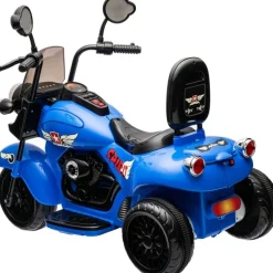 12V Kids Cruiser 1-Seater Motorcycle - Blue