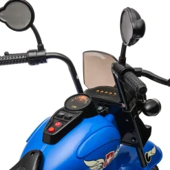 12V Kids Cruiser 1-Seater Motorcycle - Blue