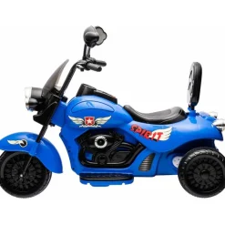 12V Kids Cruiser 1-Seater Motorcycle - Blue