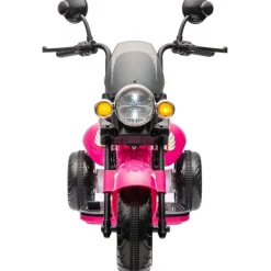 12V Kids Cruiser 1-Seater Motorcycle - Pink